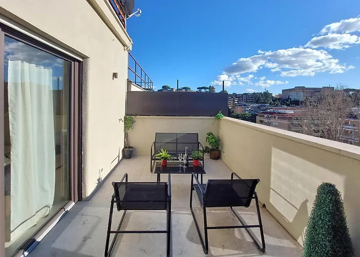 Apartamento 100m Dal Vaticano Oasi Luxury 2 Terraces Roma